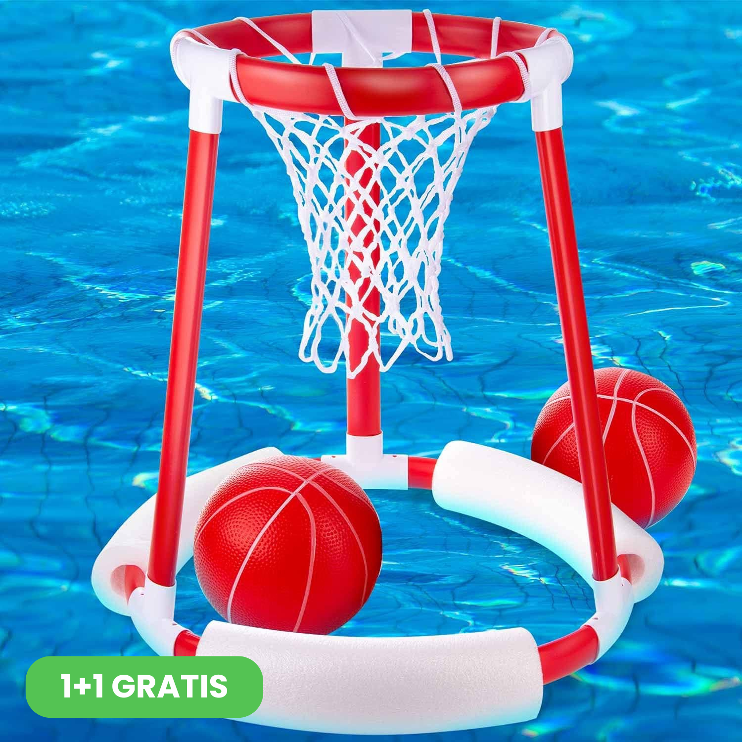 Vodný basketbalový kôš s loptou POOLDUNK